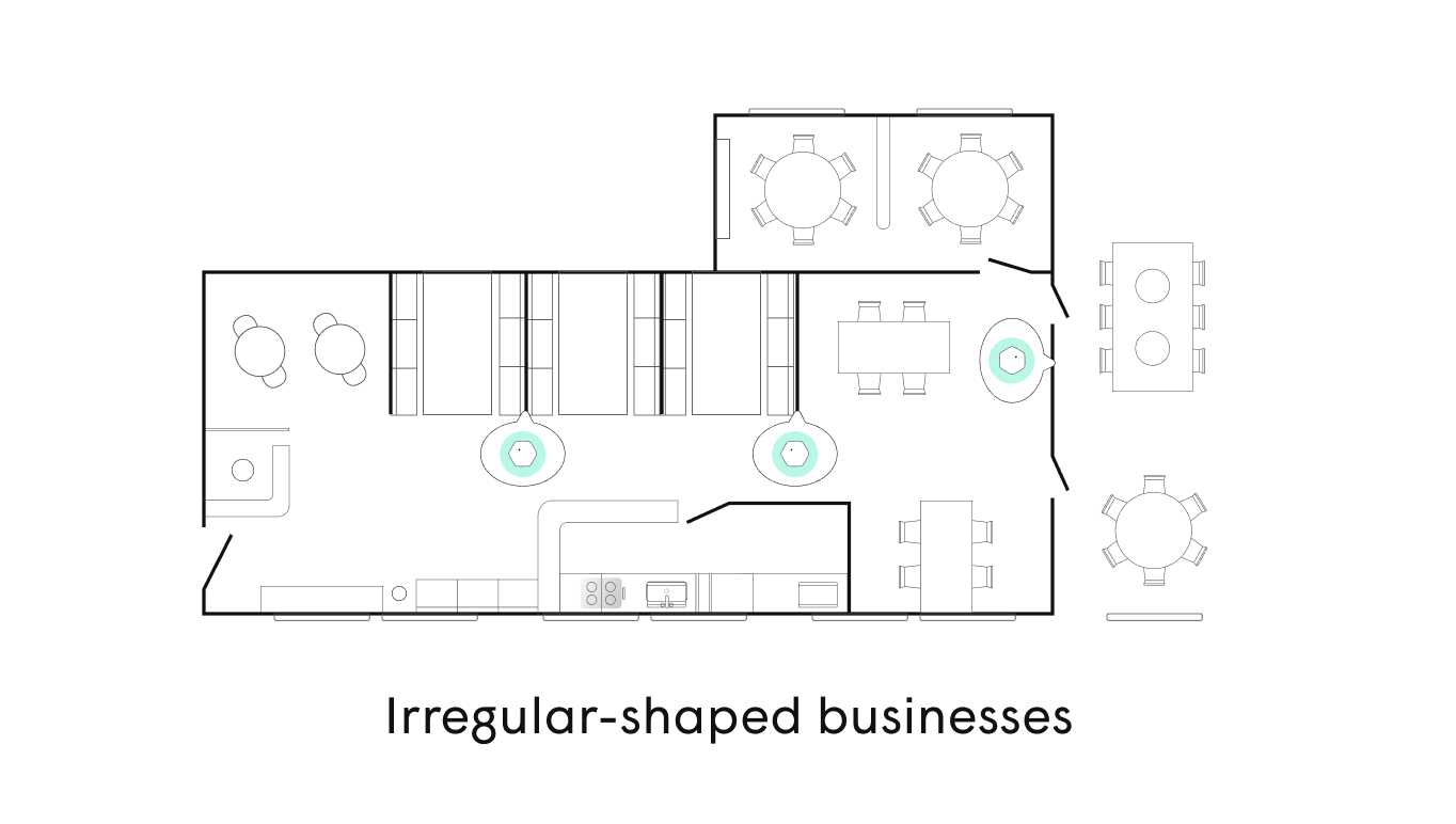 irregular shaped floor plan